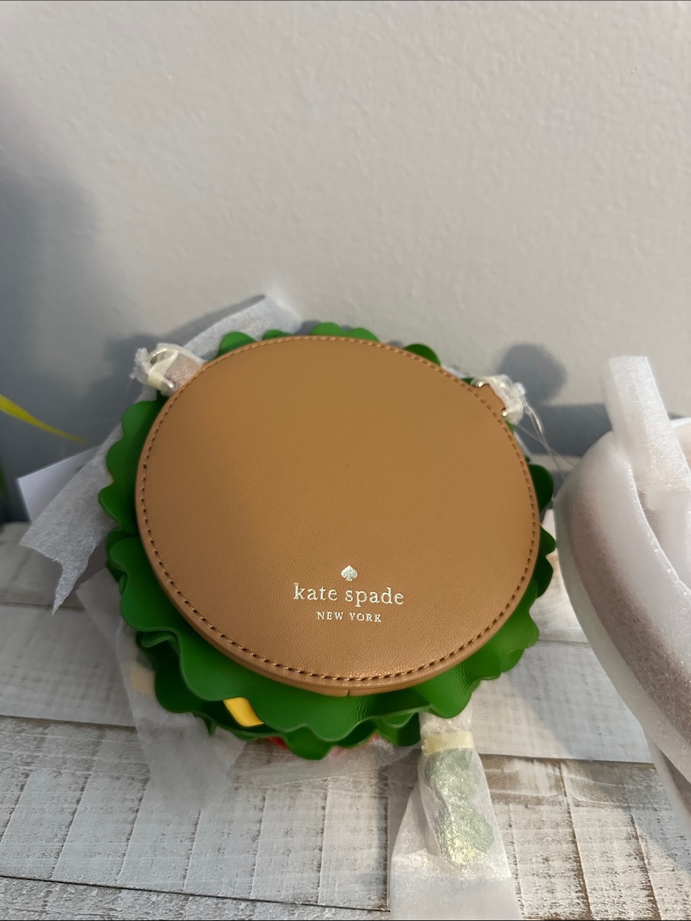 Nwt Kate spade snack bar cheeseburger 3d crossbody bag - Picture 8 of 11